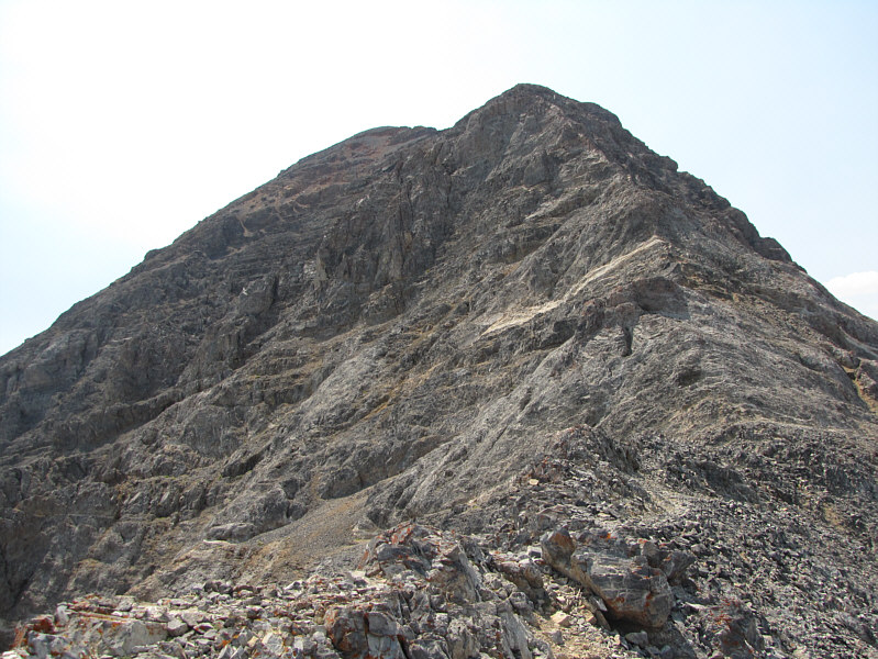 About another 40 minutes to the top from here.