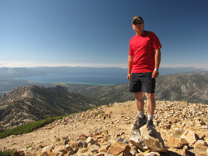 Highest point in the Lake Tahoe Basin, the Carson Range, and El Dorado County!