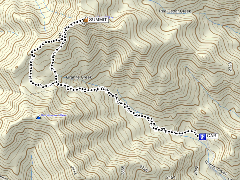 The drive to get here is almost more interesting than the climb!