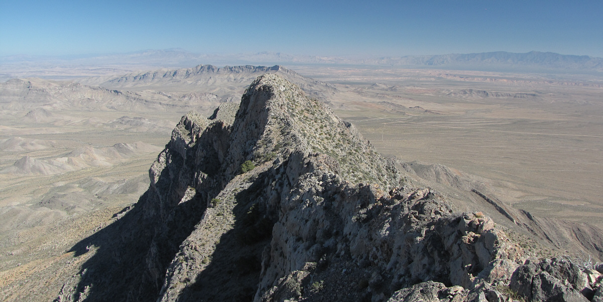 The summit ridge doesn't look so bad from this angle.