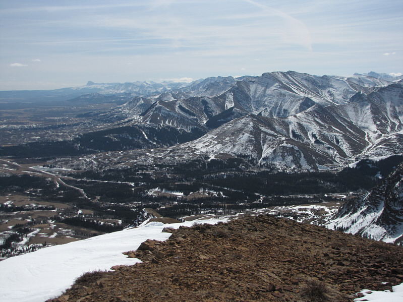 Chief Mountain is over 57 kilometres away from here.