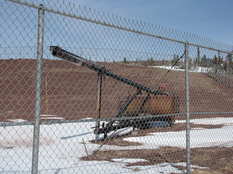 Looks like a giant cannon aimed at North Korea!