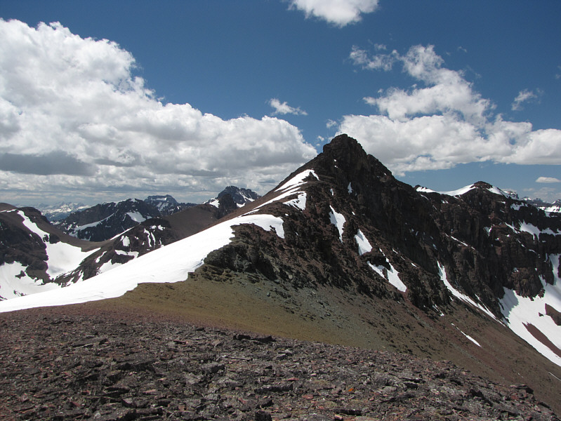 Some of the snow had already gone isothermal, so I tended to avoid them as much as I could.