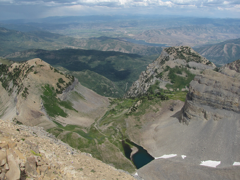 It's like looking down on a map!