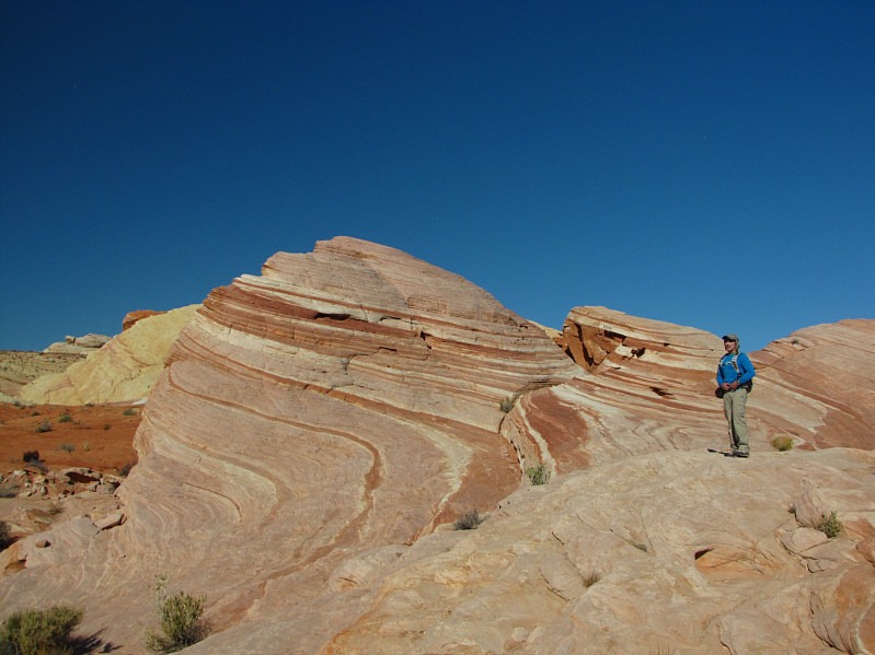 Sunset is probably the best time to photograph the Fire Wave.