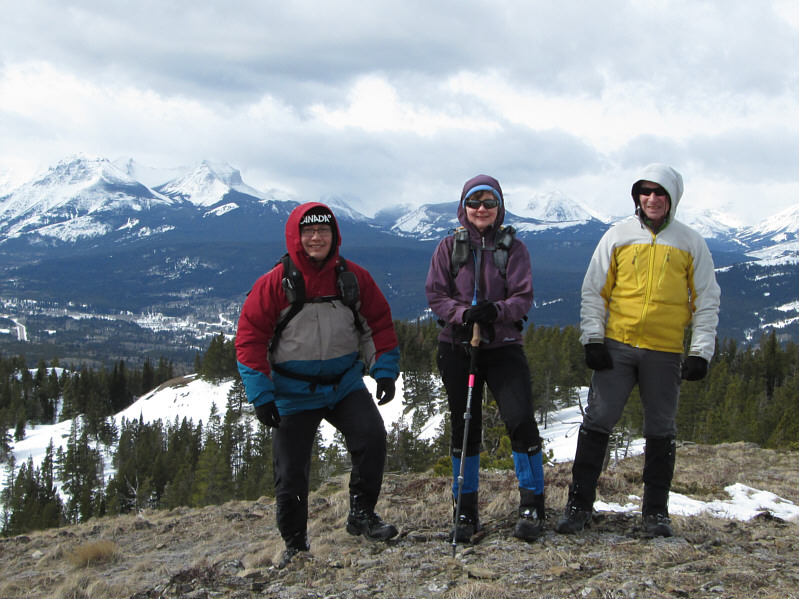 I wasn't quite standing still yet when the camera timer went off, but I think the picture still turned out okay.