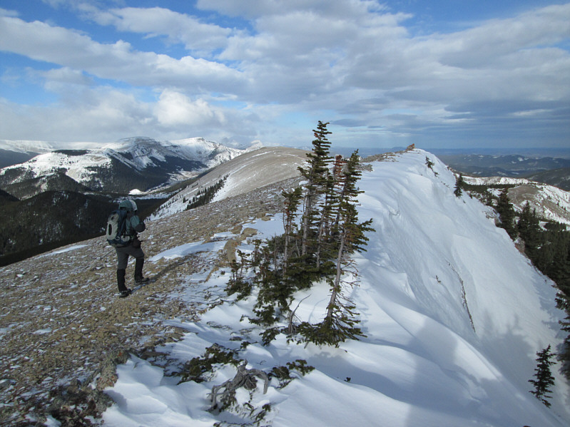 Watch out for the cornice!