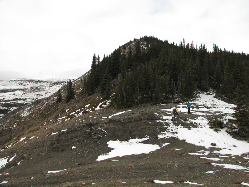 There is a little hands-on scrambling ahead.