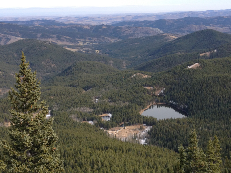 Bob and Dinah don't think much of these lakes...