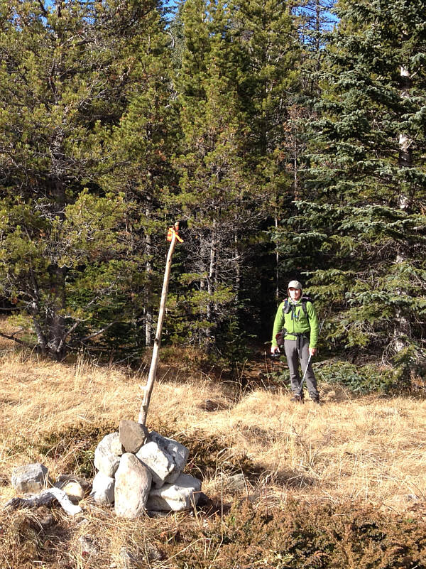 I nearly crushed my hand trying to help Bob move the boulders!