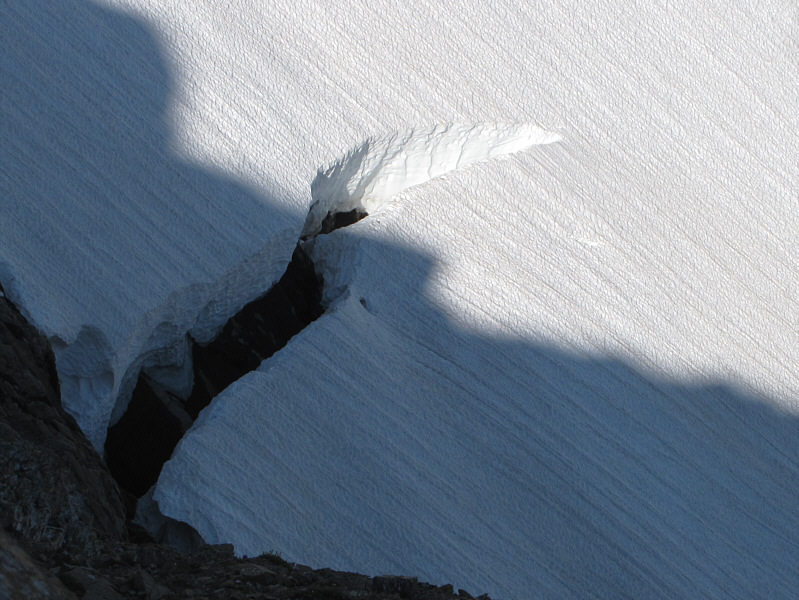 That's why you probably don't want to glissade here...