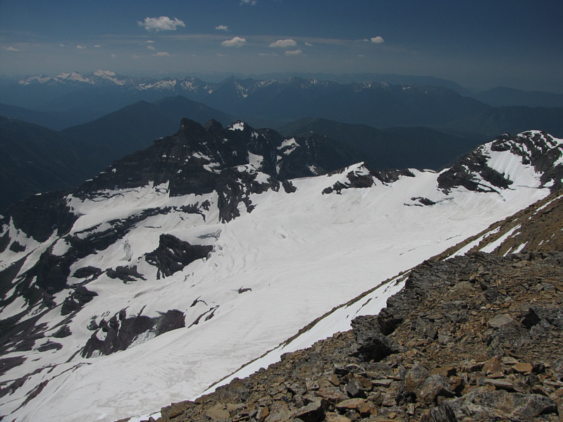 Walton Mountain is probably very seldom climbed.