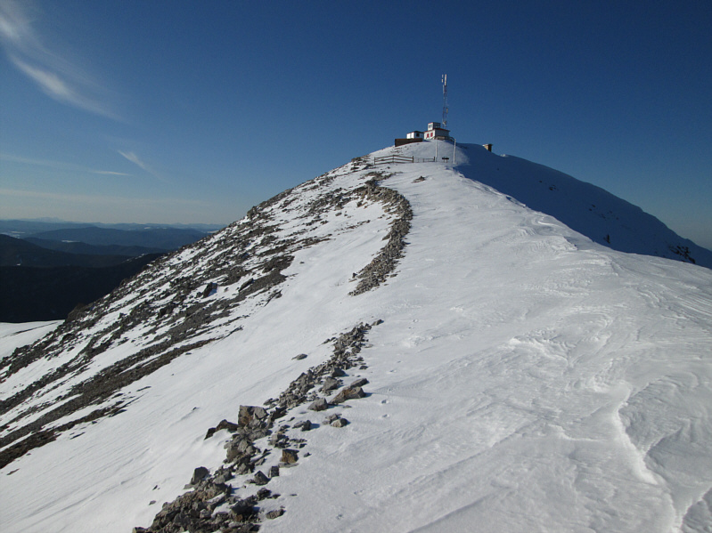 Gotta make tight turns skiing down this section!