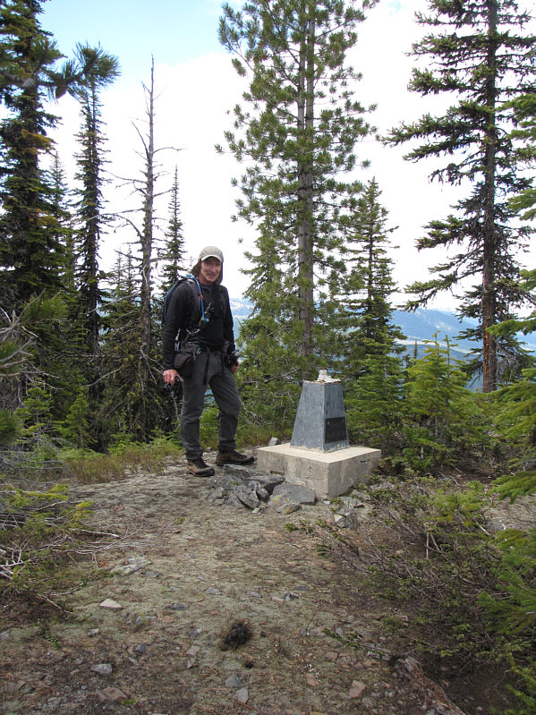 Note the bear scat inthe foreground!