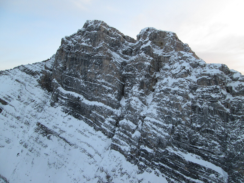 Miners Peak is really just a shoulder of Mount Lawrence Grassi.