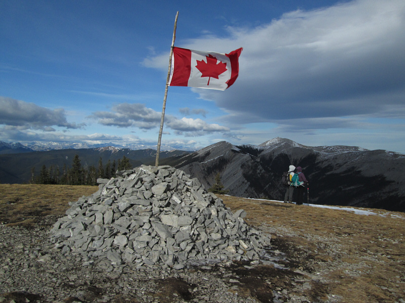 That cairn has grown considerably in 20 years!