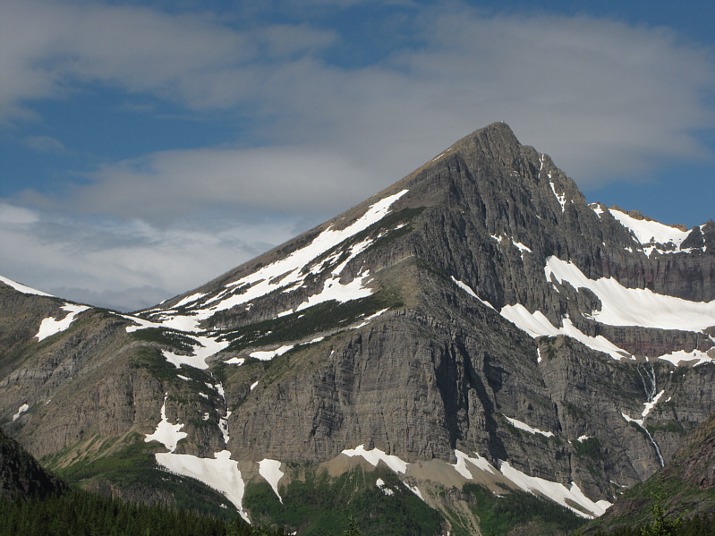 If you know where to look, you might even be able to spot the trail that climbs the headwall.