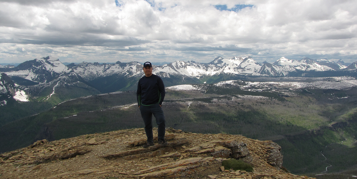 Took me ~4.75 hours to hike up here.