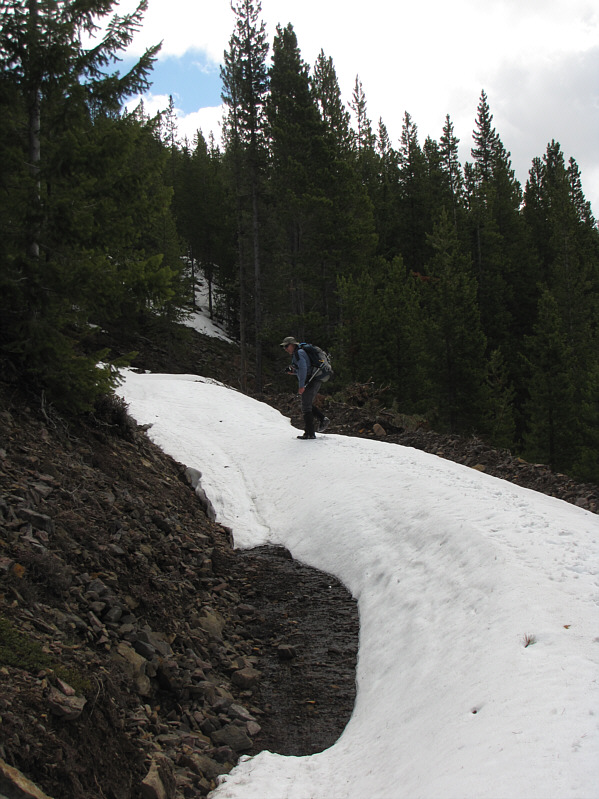 When does the post-holing begin?