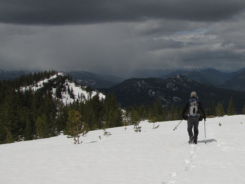 Looks like it's raining hard to the north...