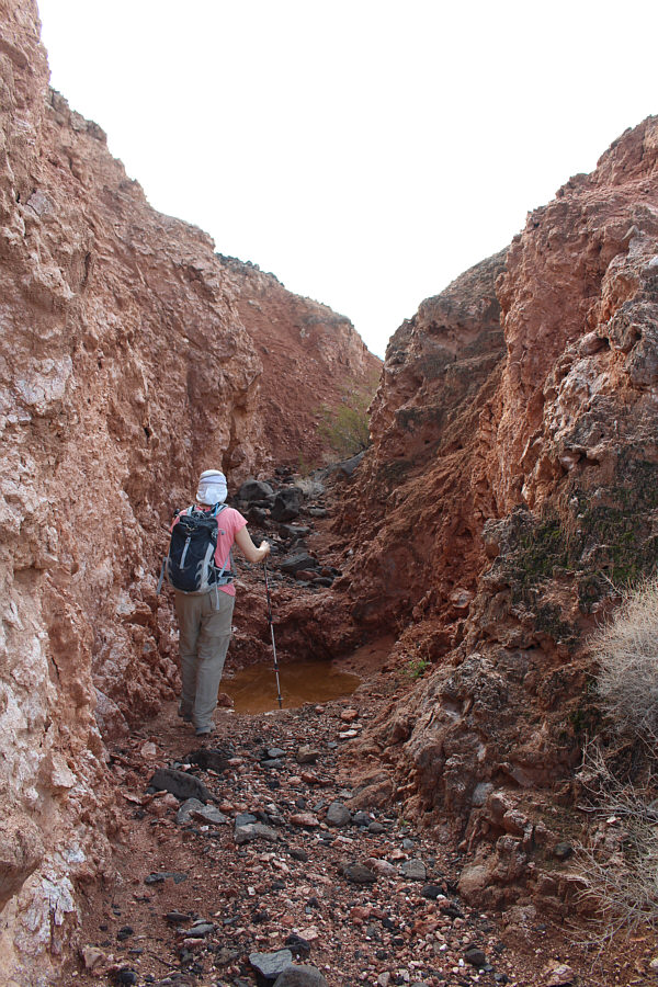 Not a good place to be in a flash flood!