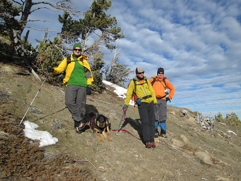 Crux: Watch where you stick that ice axe, you crazy Pole!