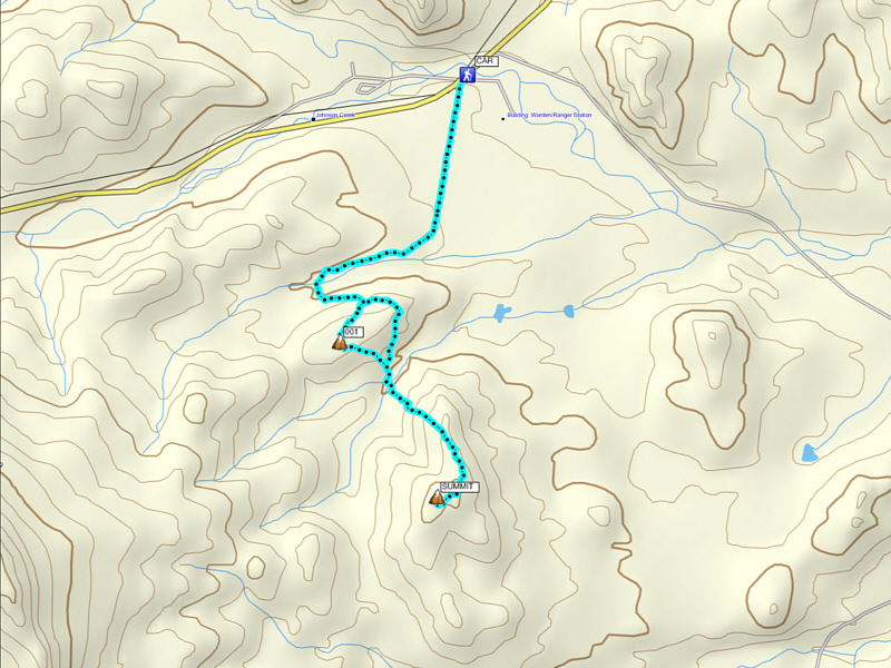 Now you know where to go if you need cel phone reception!