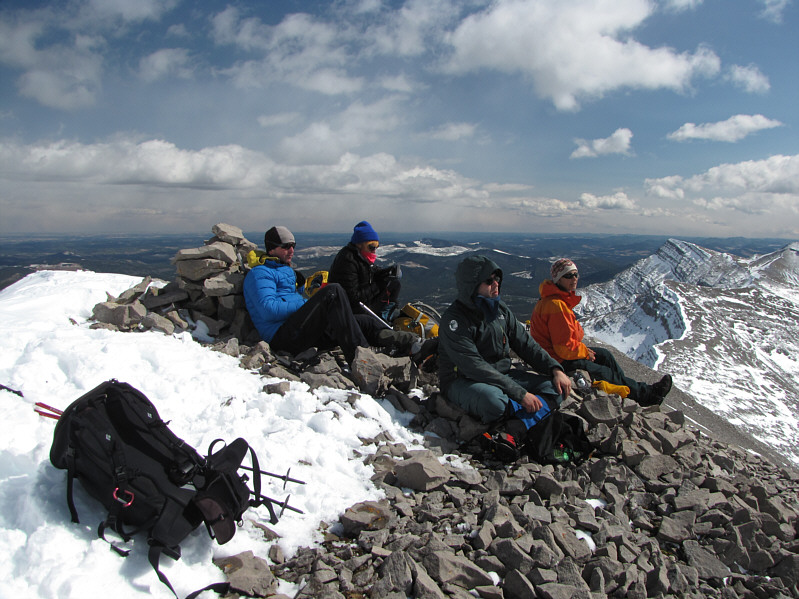 Marta is thinking of a dirty limerick to write in the summit register!