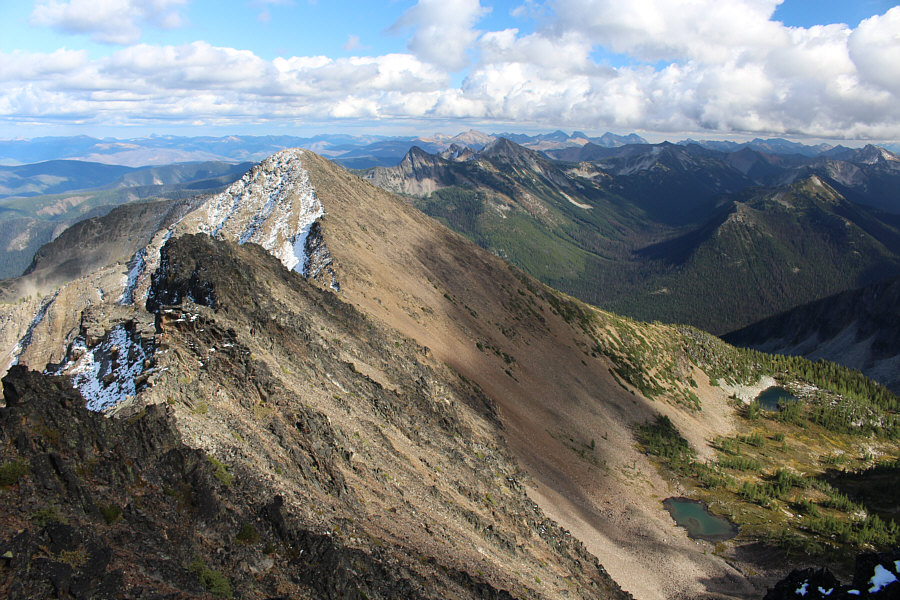 The tarns are probably seldom visited.
