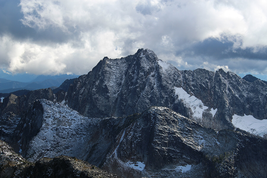 There is probably a scramble route from the other side...maybe.