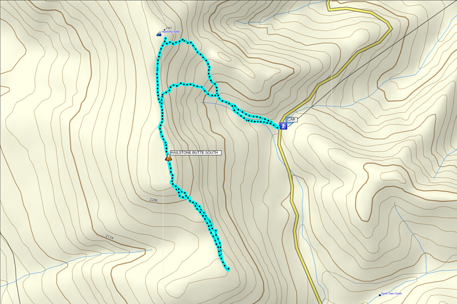 So if you think you've bagged the summit of Hailstone Butte by just going to the lookout, think again!