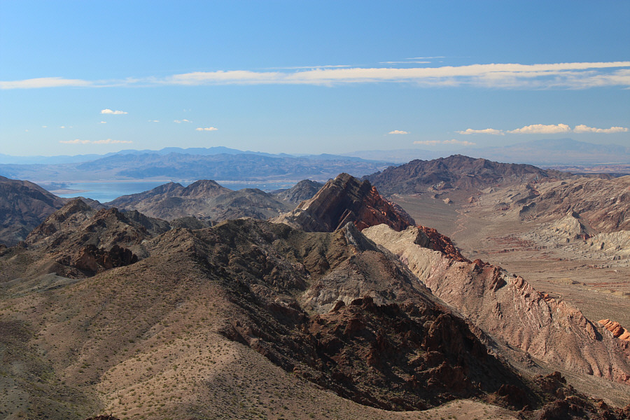 If you look carefully, you can also spot Potosi Mountain on the horizon at far right.  You might even be able to spot your hotel in Vegas!