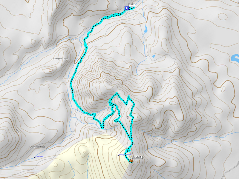 Very scenic lookout, but a bike or ATV is recommended for the approach!