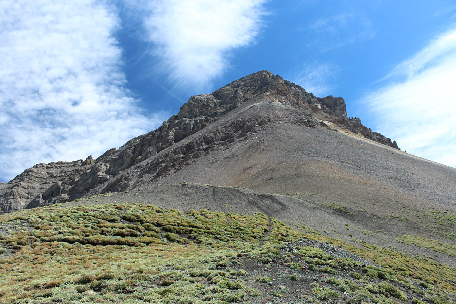 Prepare to climb up 500 metres of choss!