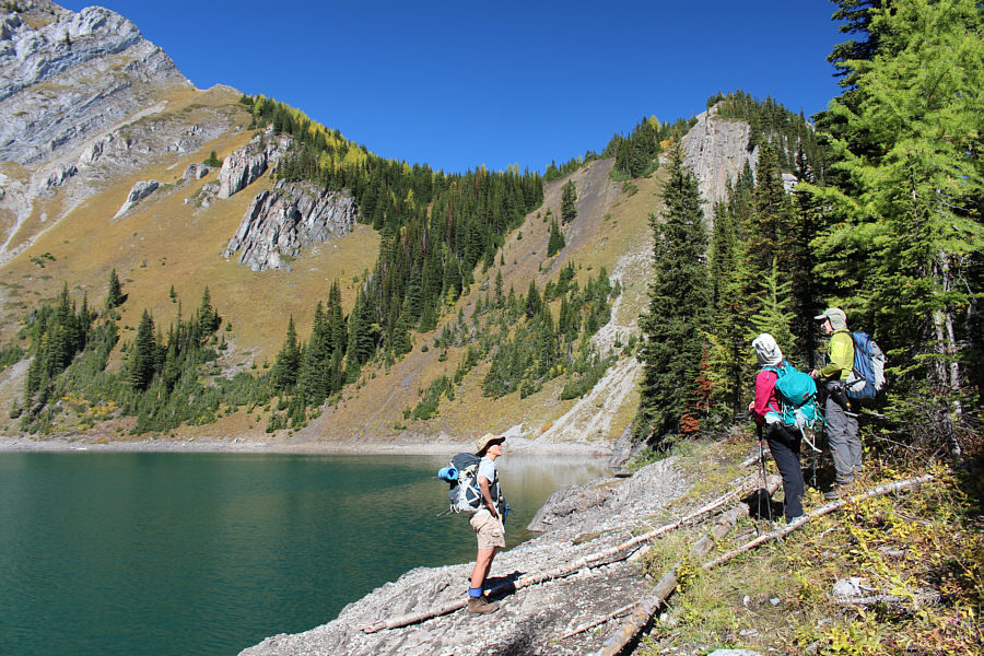 So, did you ride a bike from the trailhead too?