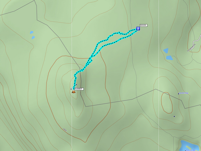 Short enough that I may consider going back on a clearer day.