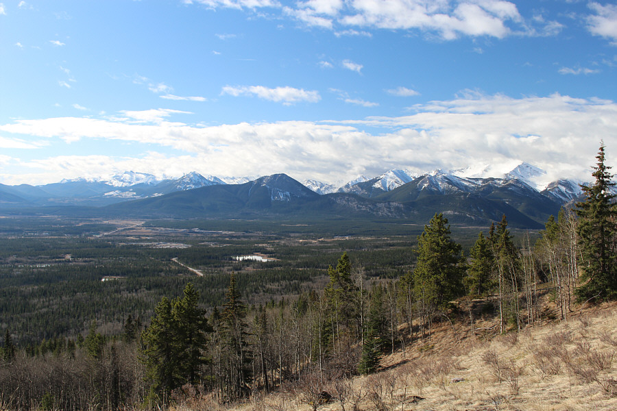 Looks like some fresh snow on the mountain tops too. Maybe some skiing left this season?
