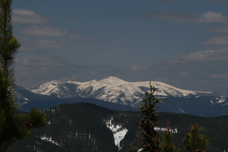 It's kind of an interesting perspective as Moose Mountain is seldom seen from this angle.