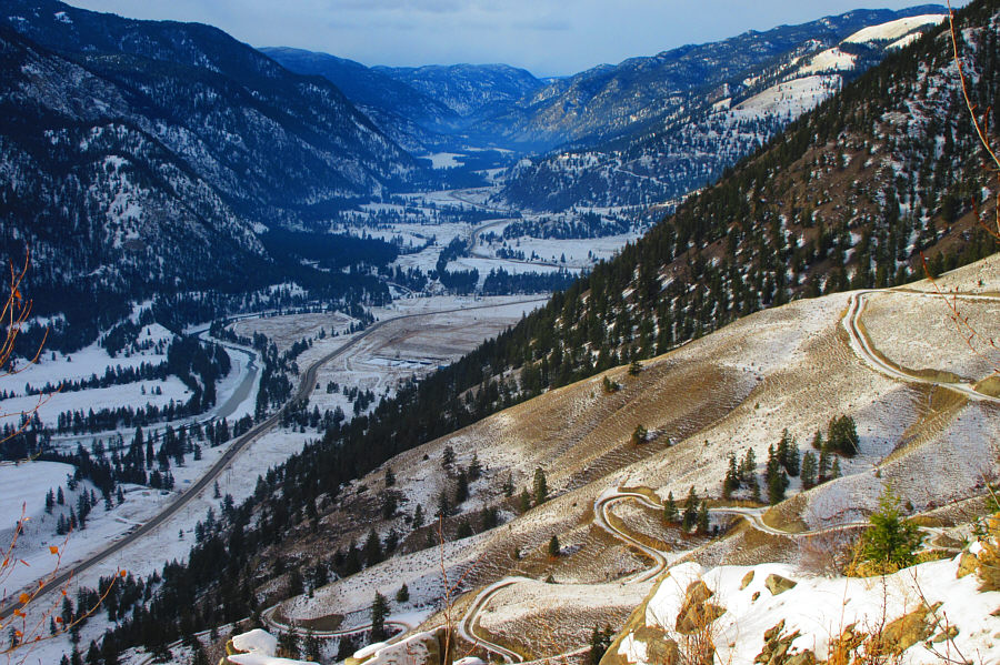 Take it slow on this road especially if there is snow or ice present.