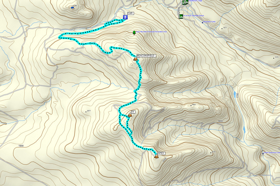 A surprisingly easy ski tour--highly recommended!