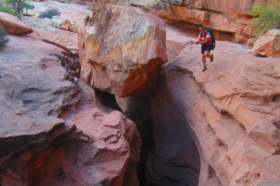 Mind your step here!