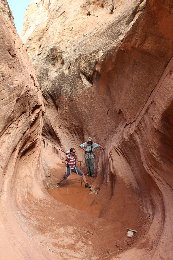 We are entering the large intestine...