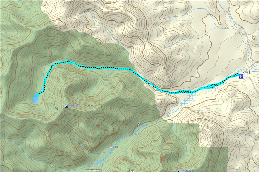 It's a long way to get here, but all is forgiven after a good soak in the hot springs!