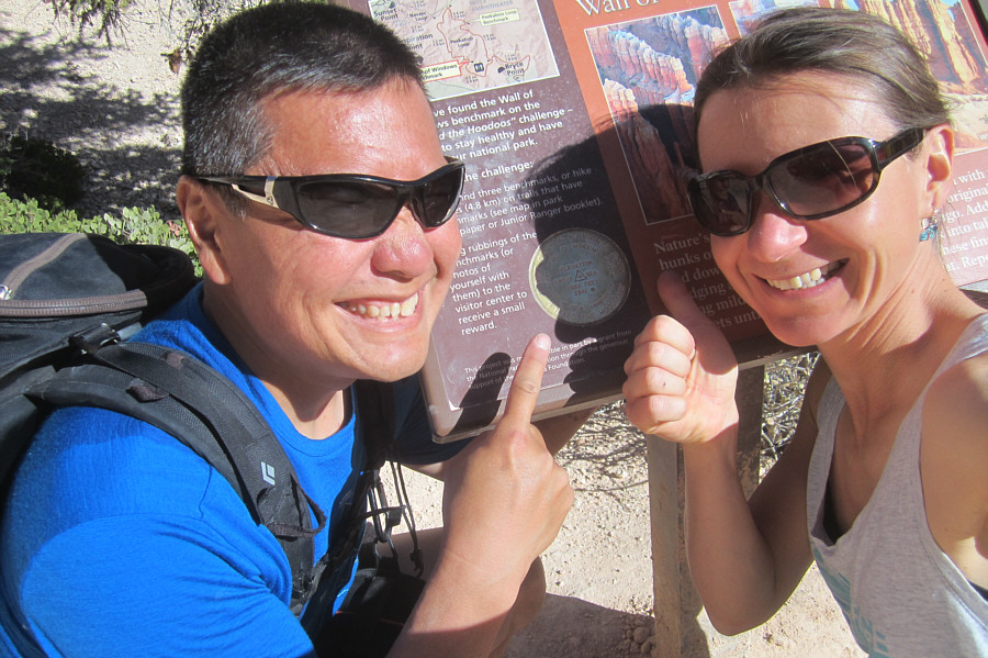 You get a sticker. Whoo-hoo.