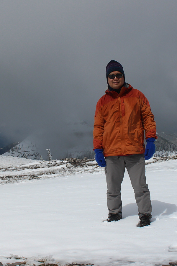 At least this summit isn't shrouded in clouds!