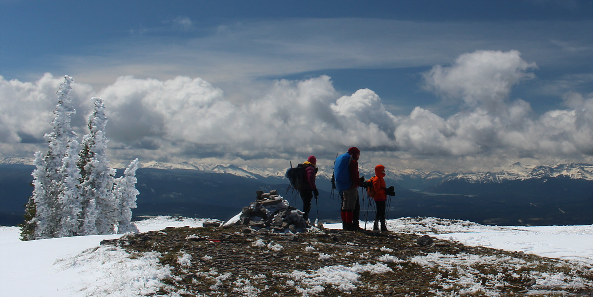 Don't know if the views would have been any better today on the west summit anyway...