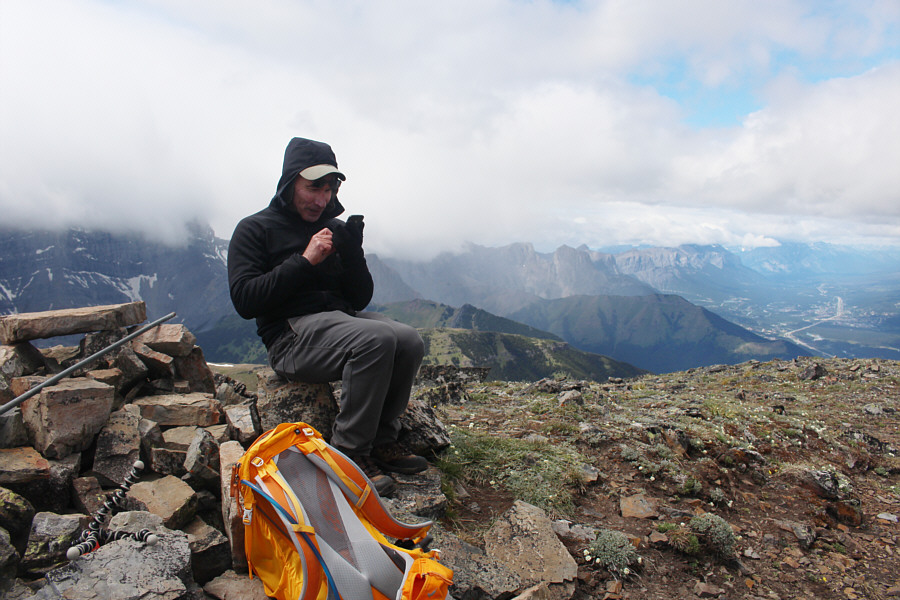 Bob will be writing a guidebook called, "Texting in the Canadian Rockies"!