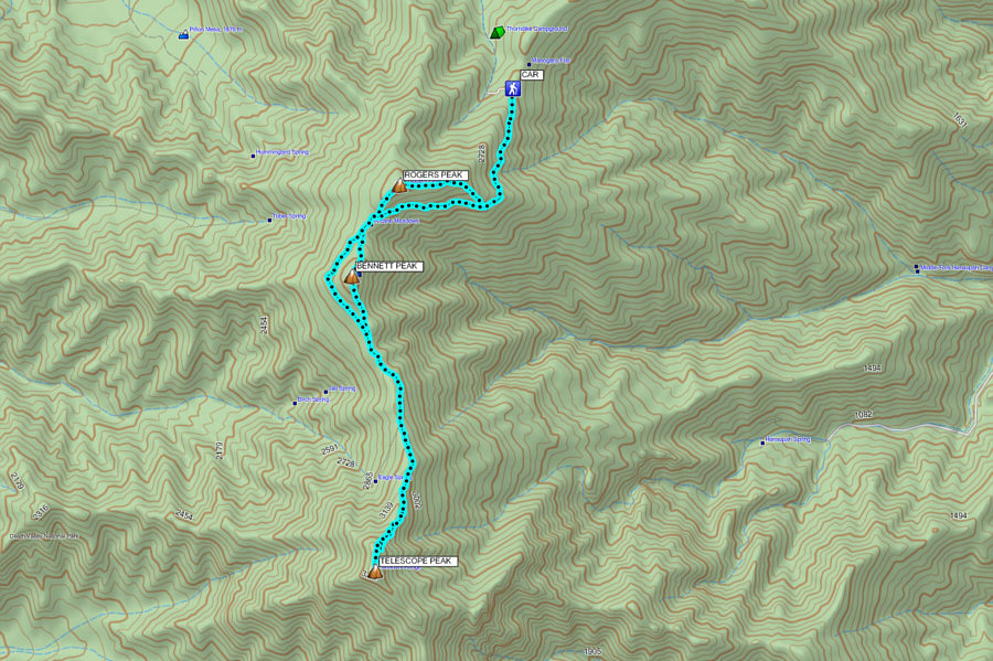 A very long but easy hike.