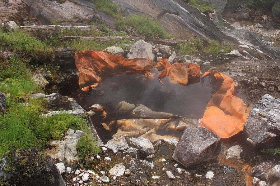 It's quite possible that the park rangers dismantled this pool on purpose.