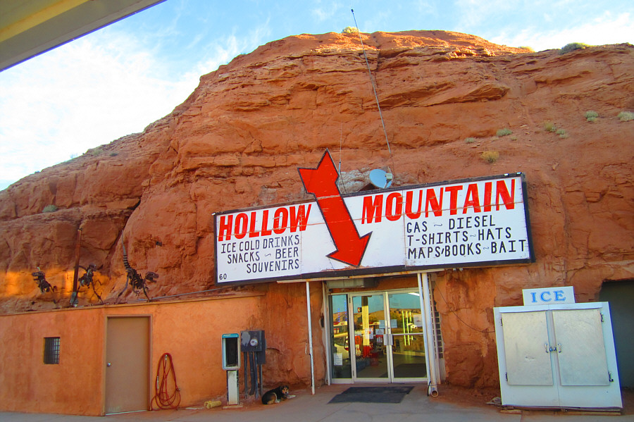 I guess you should watch out for rockfall when you enter and exit the store!